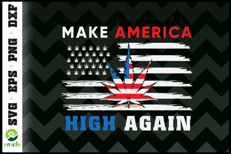 make-america-high-again-leaf-usa-flag