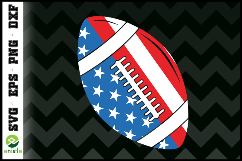 football-ball-4th-of-july-american-flag