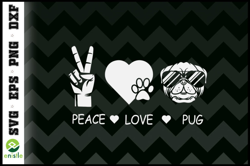 peace-love-pug-pet-dog-lover-hippie