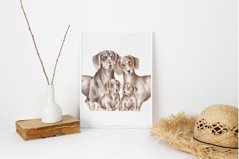dachshund-dogs-and-puppies-png-clipart