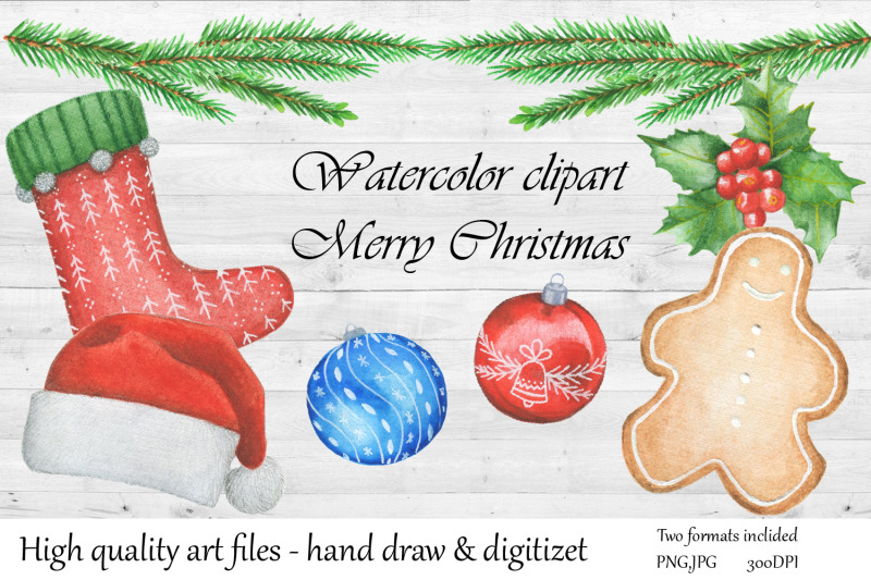 watercolor-bundle-christmas-illustration-sublimation-new-year