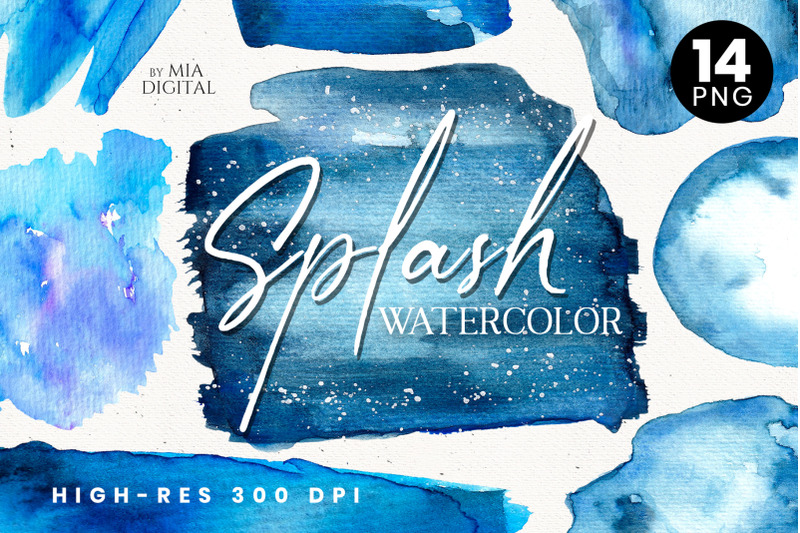 blue-galaxy-watercolor-logo-splash-diy-brush-stroke