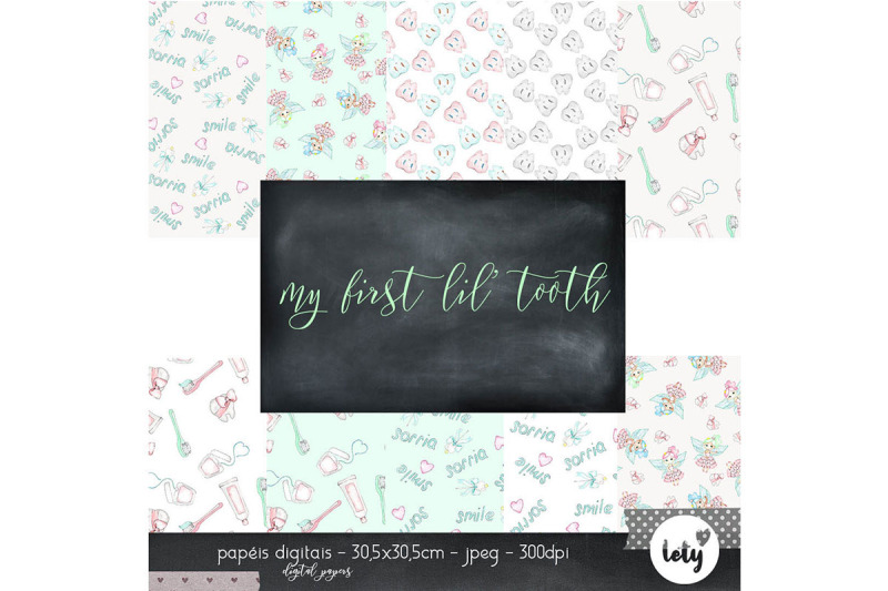 digital-papers-my-first-lil-039-tooth