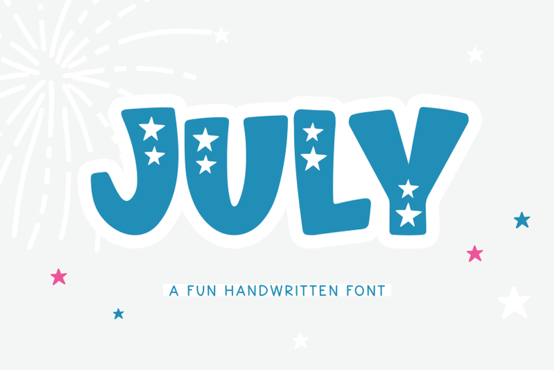july-fun-patriotic-font