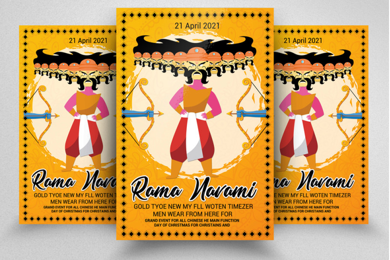 rama-navami-flyer-poster-template