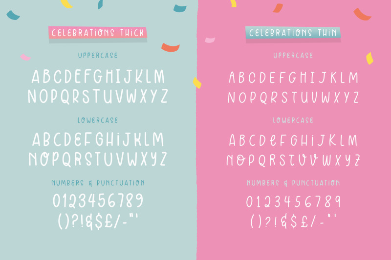 celebrations-font-duo-cute-fonts-craft-fonts-kids-fonts