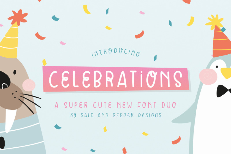 celebrations-font-duo-cute-fonts-craft-fonts-kids-fonts