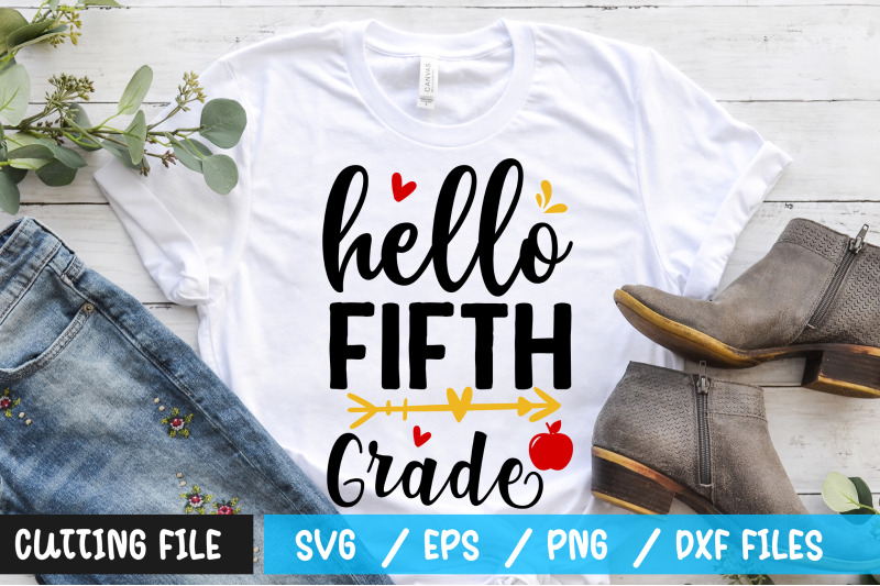 hello-fifth-grade-svg