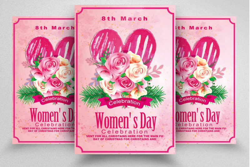 happy-women-039-s-day-flyer-poster-template