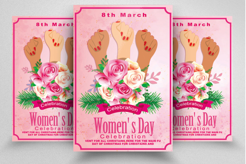 happy-women-039-s-day-flyer-poster