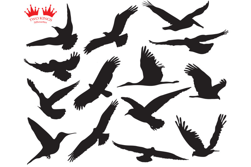svg-file-birds-collection-14-birds-in-flight-set-silhouettes-on-whit