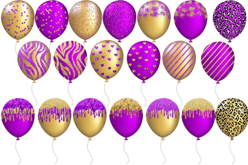 gold-amp-purple-balloons-clipart