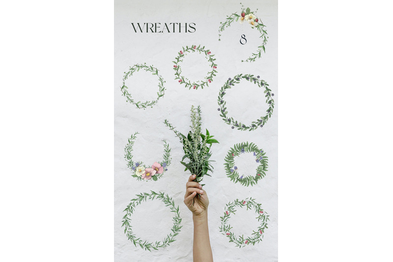 watercolor-woodland-wreaths