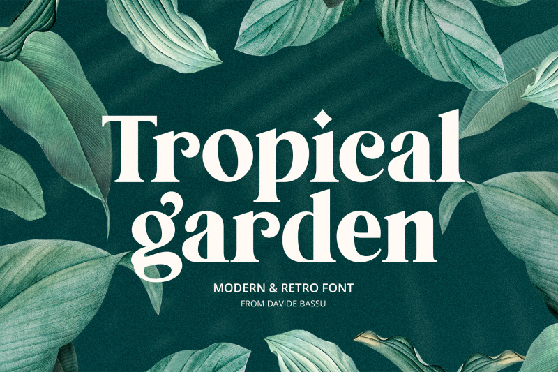 tropical-garden-font
