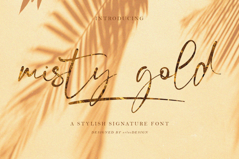 misty-gold-font