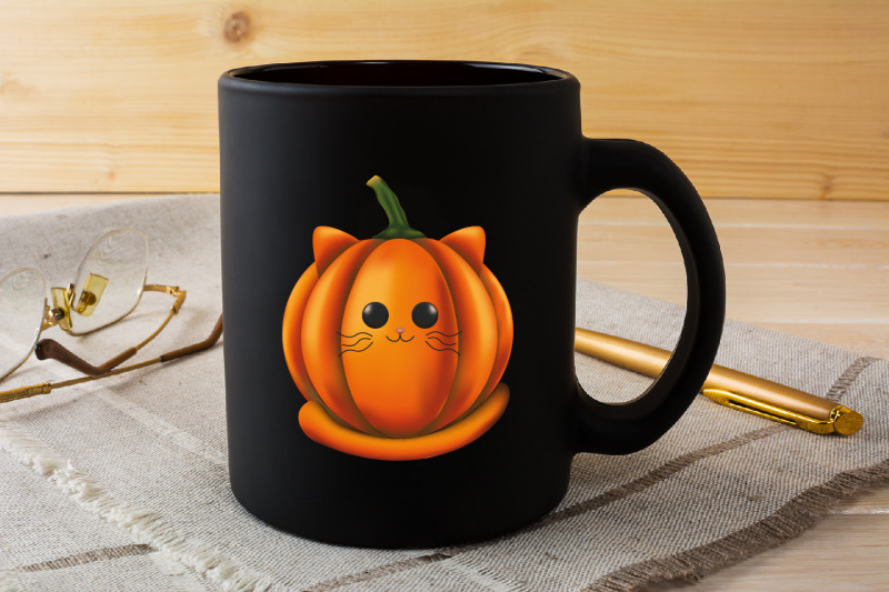 halloween-cat-pumpkin-sublimation-cat-clipart-pumpkin-pun