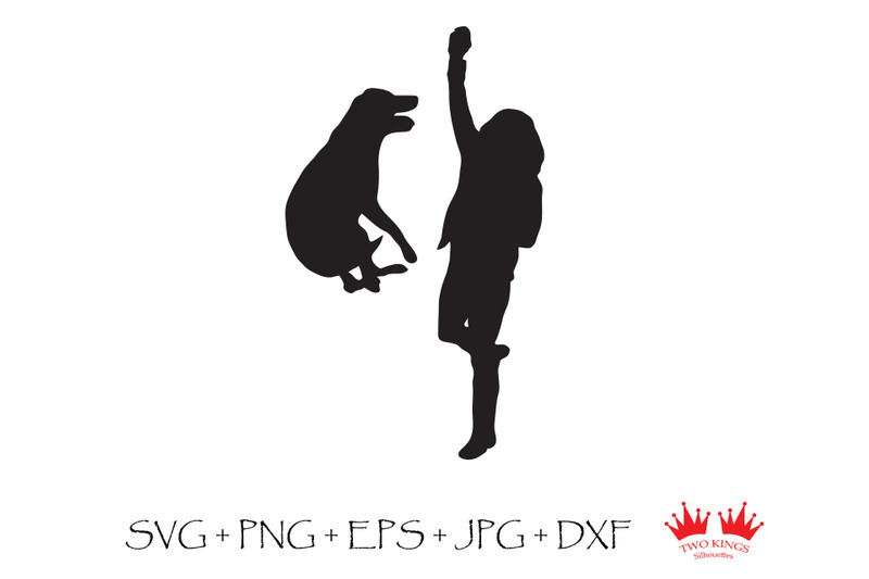 girl-with-dog-black-silhouette-svg-file-for-cricut-instant-download