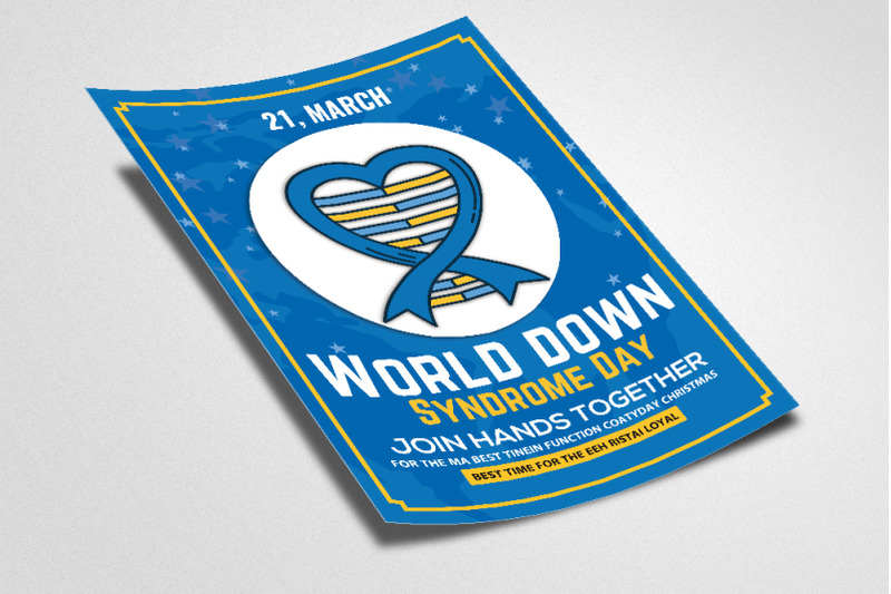 world-down-syndrome-day-flyer-template