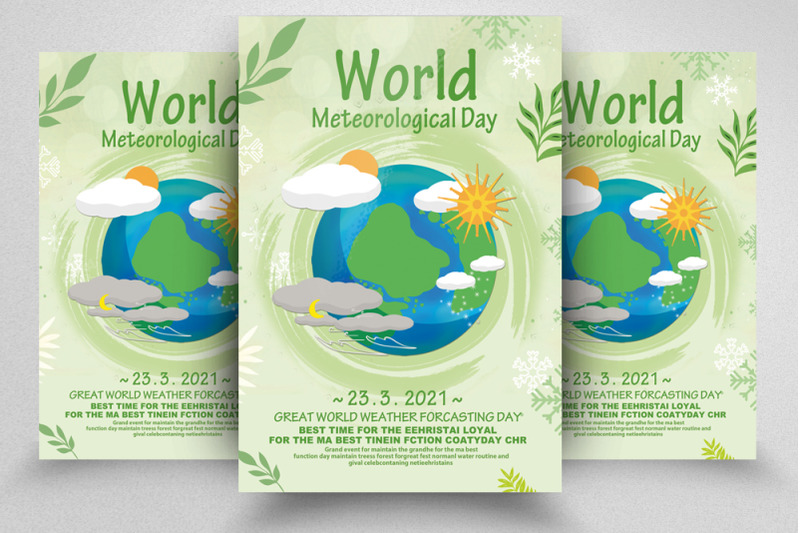 world-meteorological-day-flyer-poster