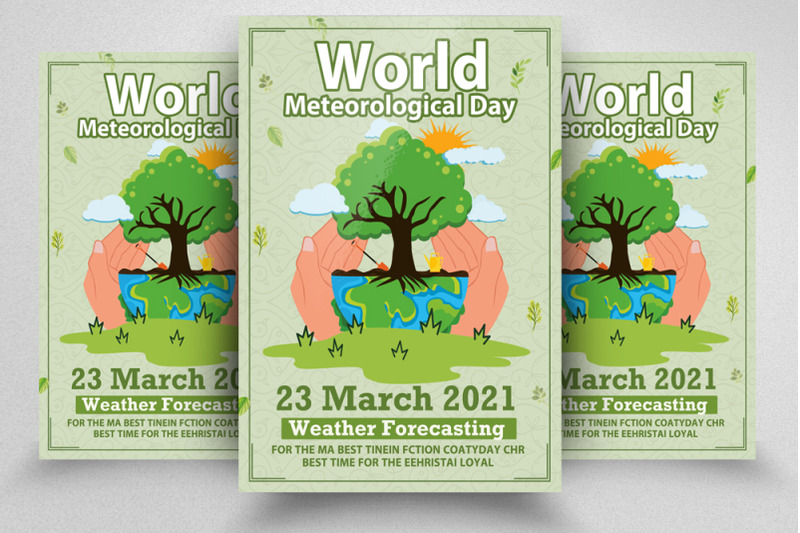 world-meteorological-day-flyer-poster