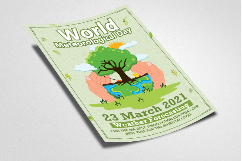 world-meteorological-day-flyer-poster