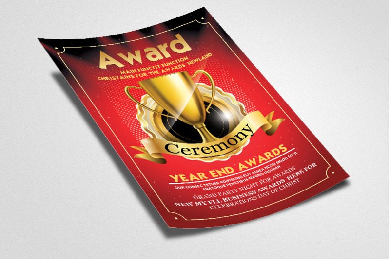 award-ceremony-flyer-poster