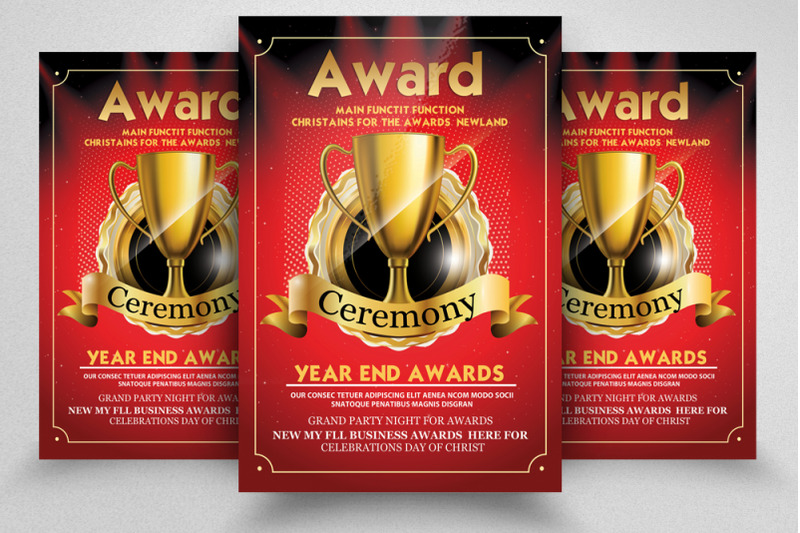 award-ceremony-flyer-poster