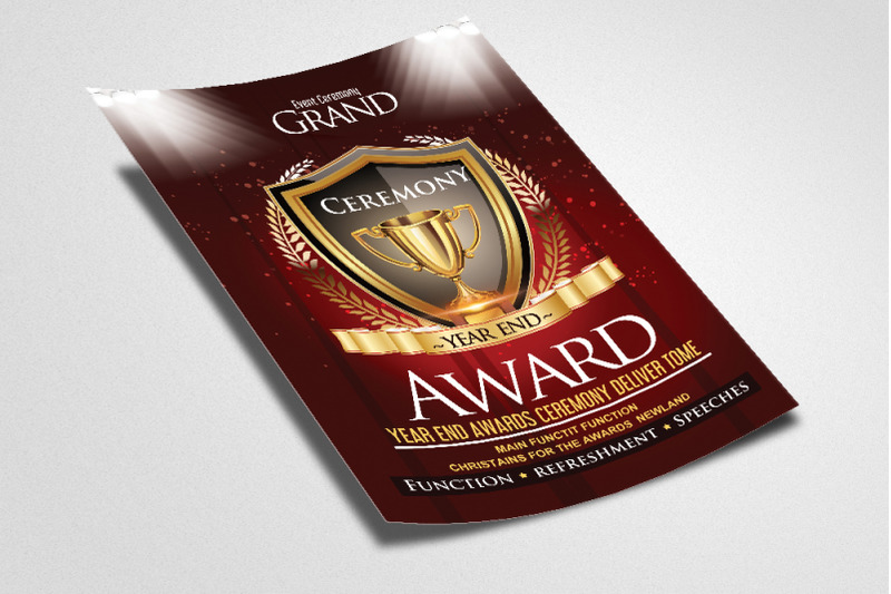 award-ceremony-night-flyer-poster