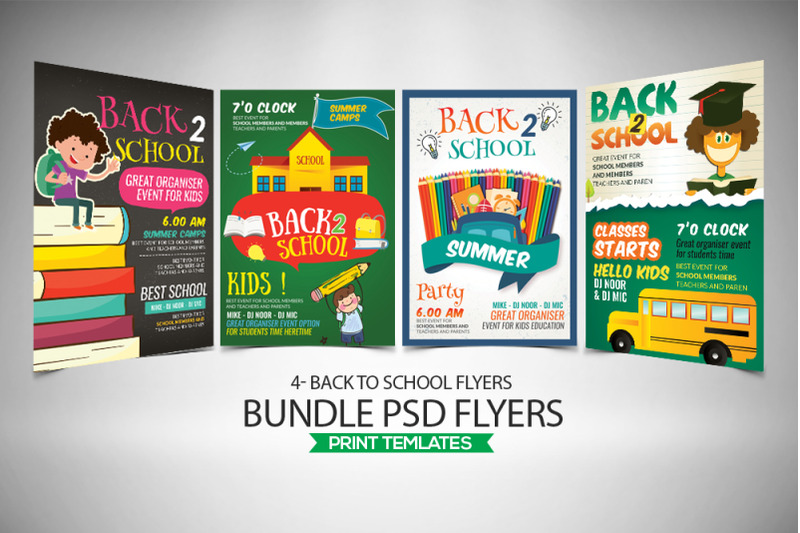 back-to-school-4-flyers-bundle