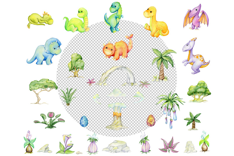 watercolor-clipart-dinosaur-clipart-animals-clip-art-cute-animal-ba