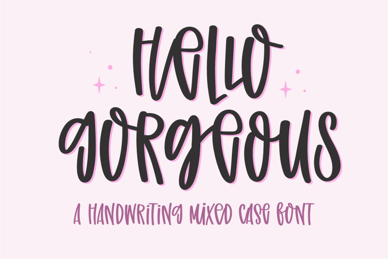 hello-gorgeous-a-handwritten-mixed-case-font