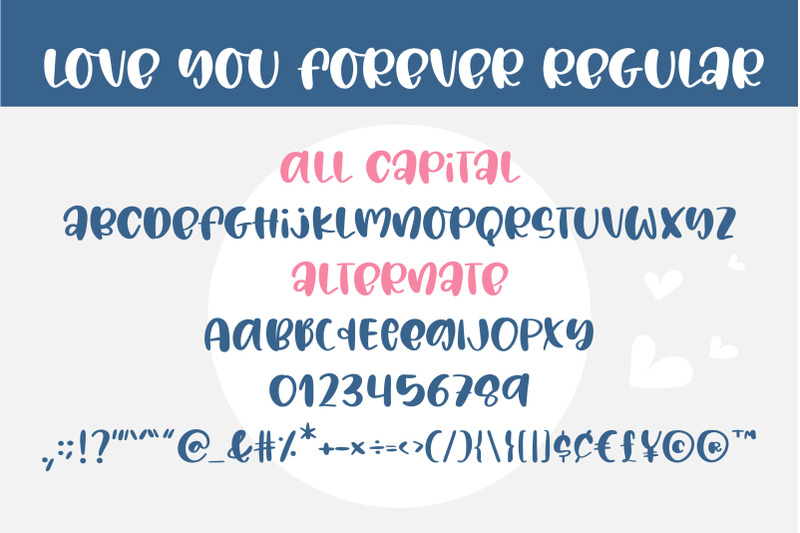 love-you-forever-a-fun-handwritten-font