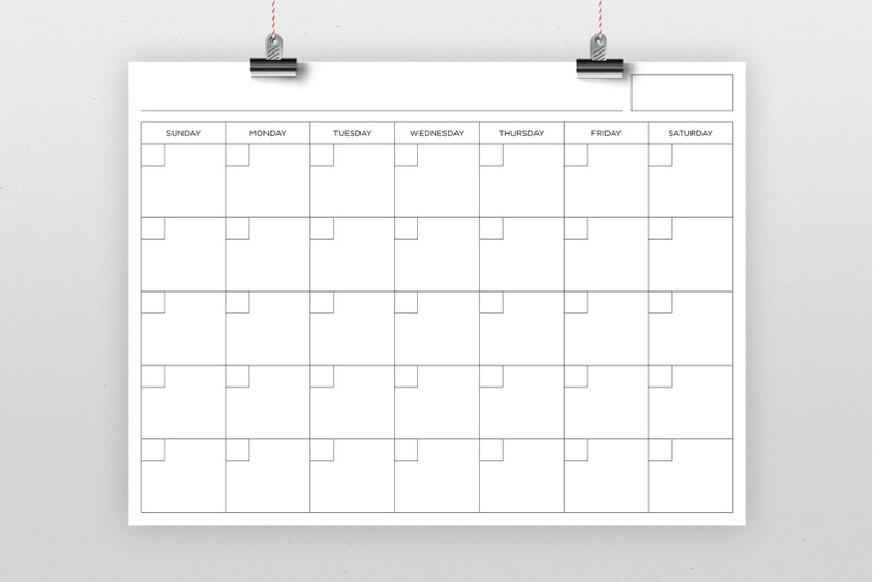 blank-calendar-page-template-bundle