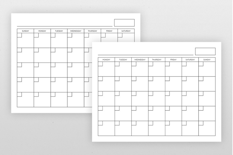 blank-calendar-page-template-bundle