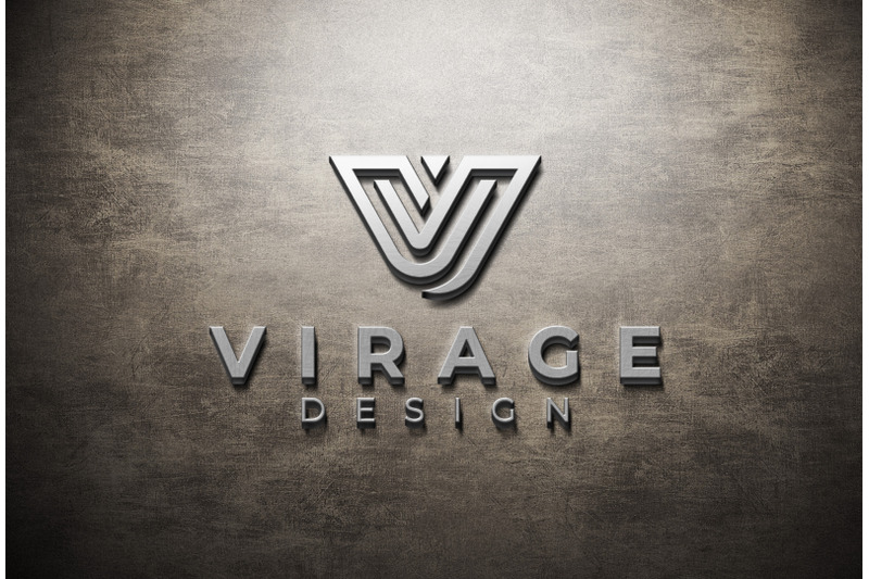 3d-logo-mockup-metallic-textured-logo