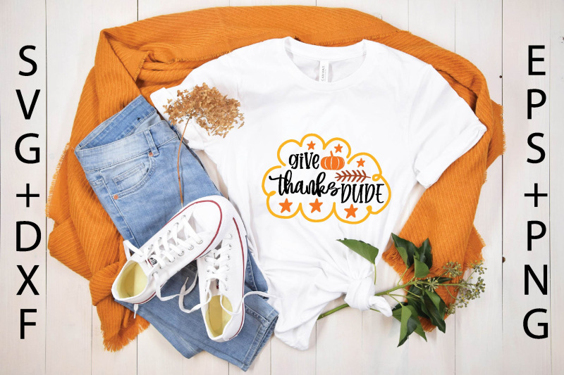 give-thanks-dude-svg-design