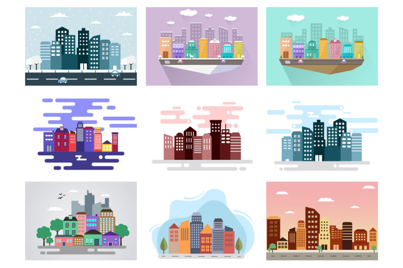 40-buildings-background-illustration