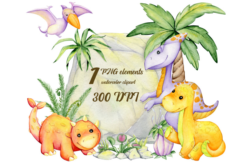 watercolor-dinosaurios-animal-clip-art-dinosaur-party-fairy-scrapbo