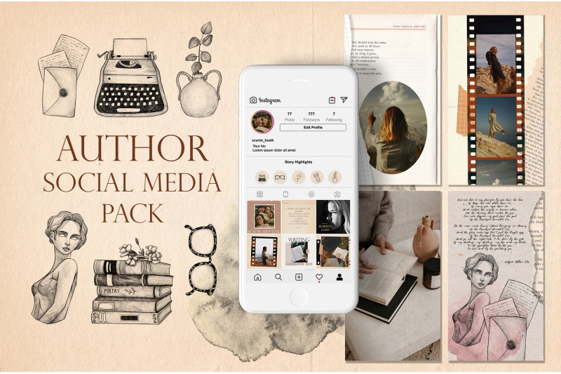 author-social-media-pack