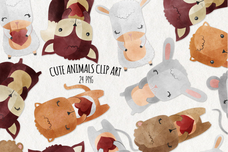 watercolor-cute-animals-set-of-24