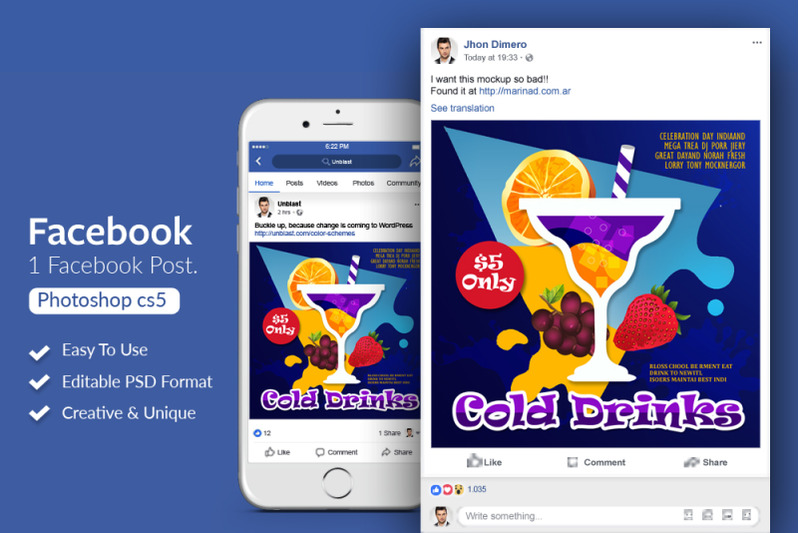 cold-drinks-facebook-post-banner