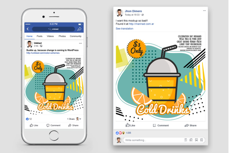 cold-drinks-marketing-facebook-post-banner