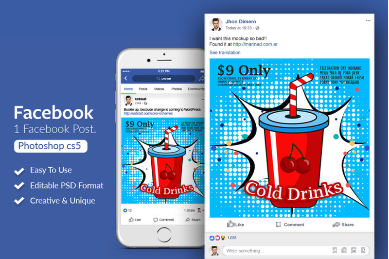 cold-drinks-facebook-post-banner