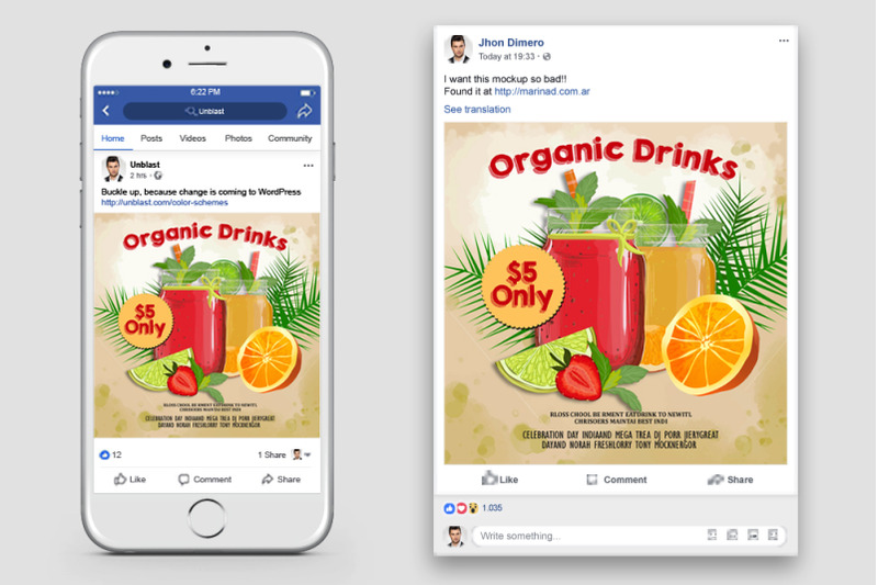 fresh-juices-ads-facebook-post-banner