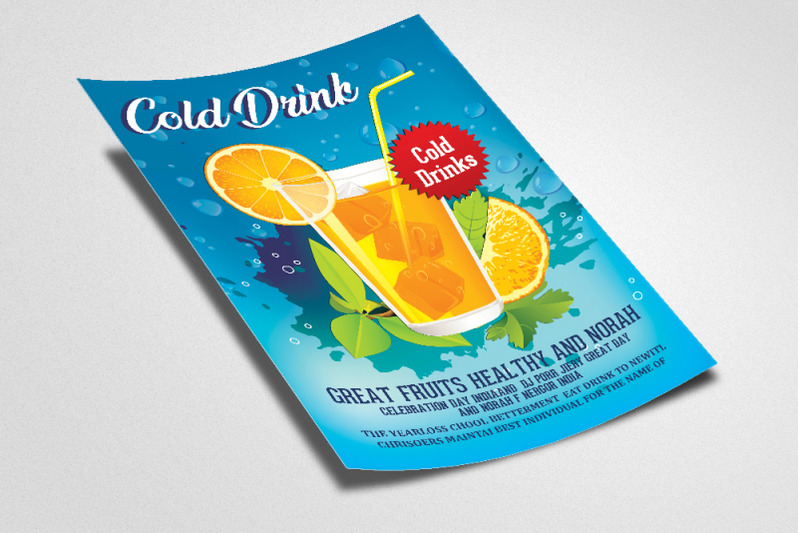 cold-drinks-flyer-poster-template