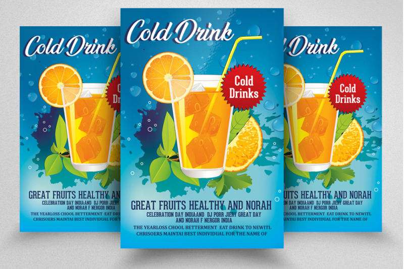 cold-drinks-flyer-poster-template