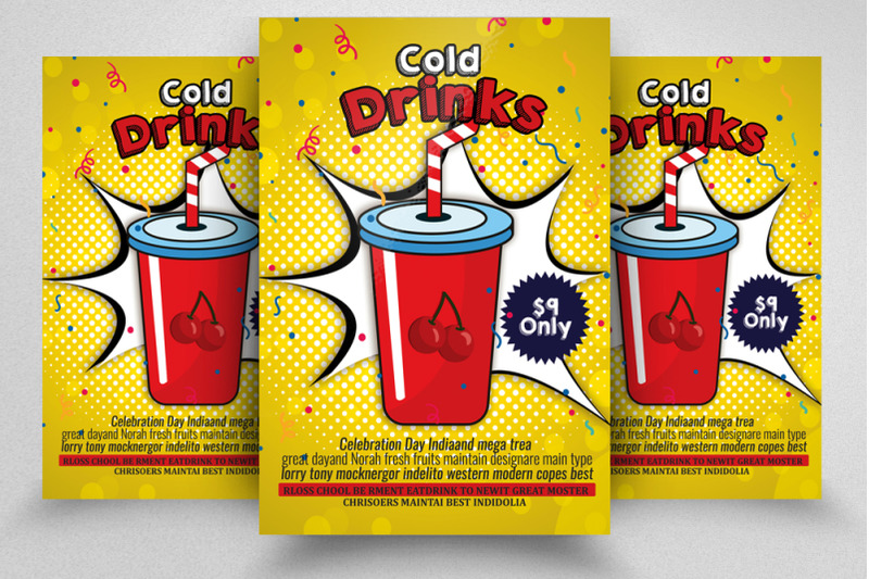 cold-drinks-ads-flyer-poster