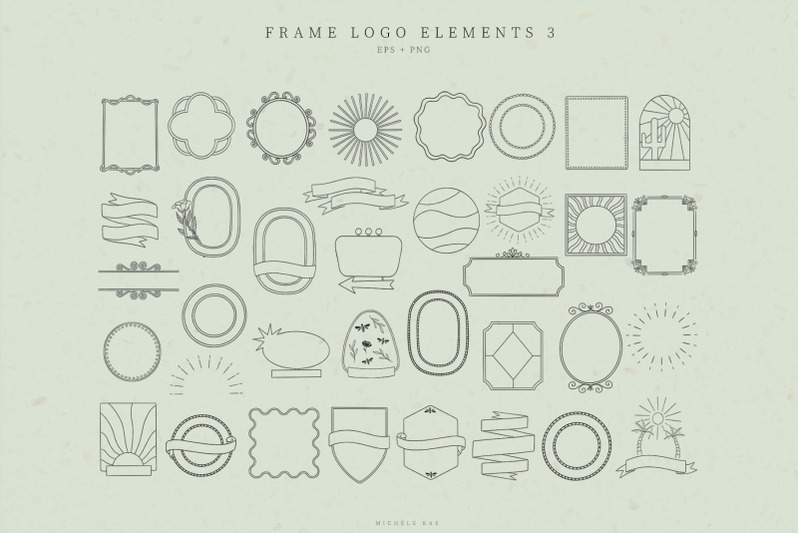 retro-frame-logo-element-illustrations