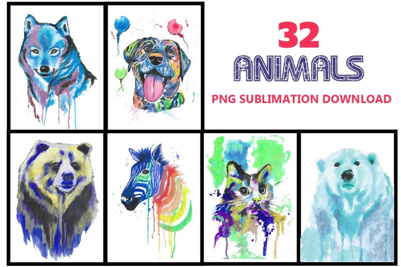 watercolor-animals-sublimation-design-png-bundle