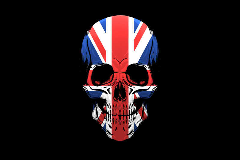 the-united-kingdom-flag-skull-illustration